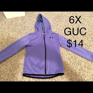 Girls Under Armour Zip-up Sweatshirt